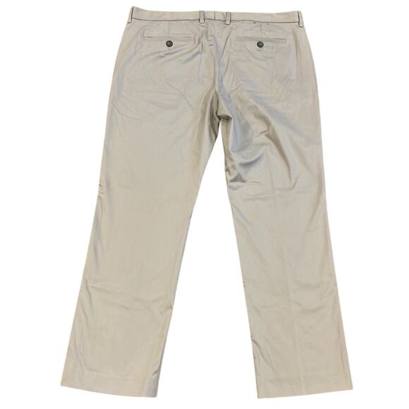 FAIRLANE Grey Straight Leg Flat Front Chino's Size 40 X 32 - Picture 2 of 10